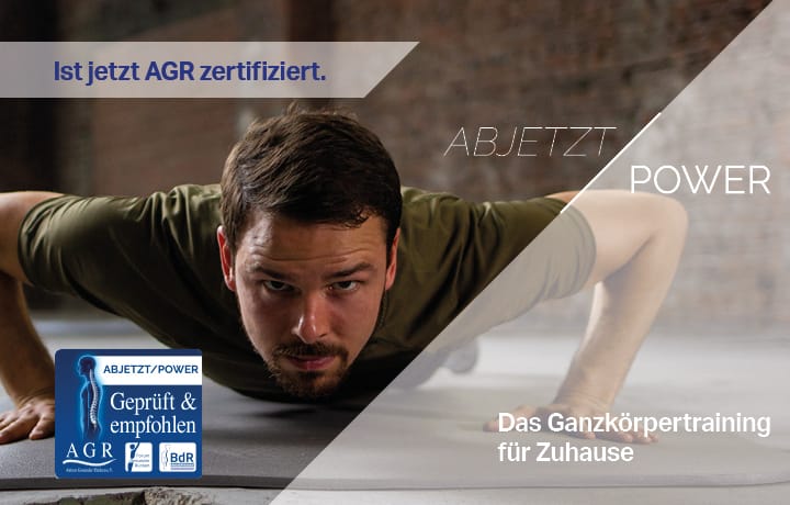 ABJETZT/POWER ist AGR-zertifiziert! - doch was bedeutet das überhaupt? 2 online-Präventionskurs ABJETZT/POWER erhält Gütesiegel von der AGR